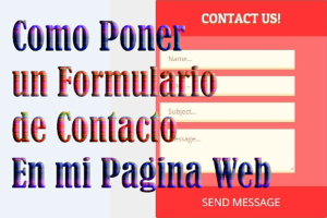 cómo crear formularios de contacto en wordpress